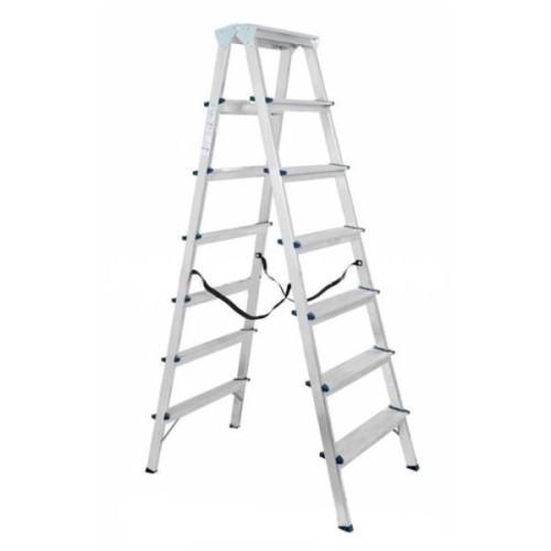 Драбина ELKOP cтремянка 7сх. верхя сходинка 1,64м, двостороння (DHR407)