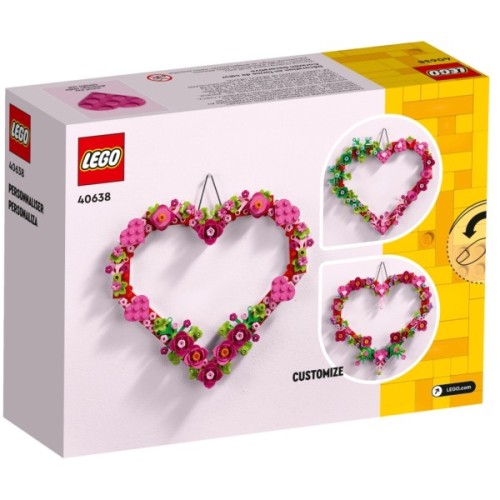 Конструктор LEGO Iconic Візерунок у вигляді серця (40638)