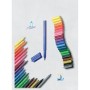 Фломастери Faber-Castell в пластиковій валізці Connector, 60 кольорів (25594)
