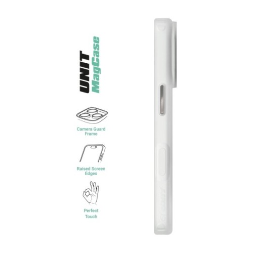 Чохол до мобільного телефона Armorstandart Unit-C MagCase Apple iPhone 17 Pro Matte Clear Silver (ARM91204)