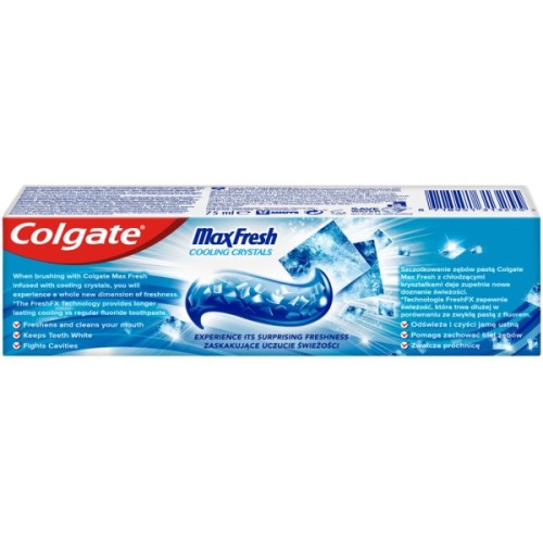 Зубна паста Colgate Max Fresh Cooling Crystals 75 мл (8718951313255)