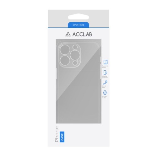 Чохол до мобільного телефона ACCLAB TPU Apple iPhone 14 Pro Max Transparent (1283126565984)