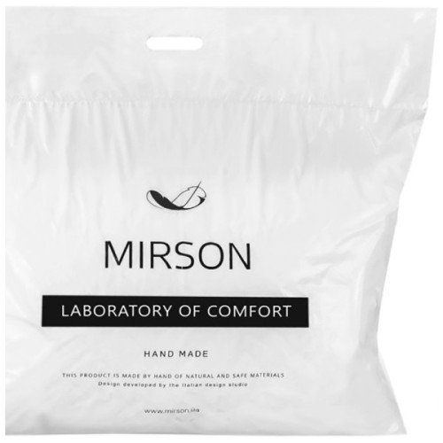 Ковдра MirSon антиалергенна EcoSilk всесезонна №9007 Eco Light Gray 155x215 см (2200005994344)