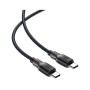 Дата кабель USB-C to USB-C 1.2m 3A silicone braid C10-03 Acefast (6974316283119)