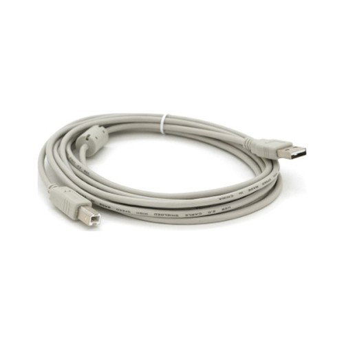 Кабель для принтера USB 2.0 AM/BM 3.0m ferrite white Voltronic (YT-AM/BM-3.0W)