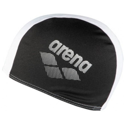 Шапка для плавання Arena Polyester II JR 002468-510 чорний, білий Діт OSFM (3468336217856)