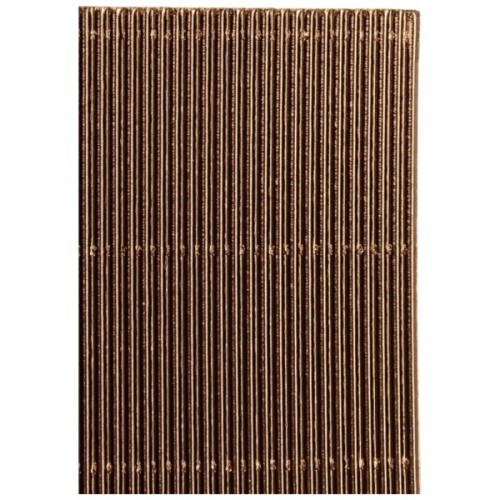 Кольоровий картон Maxi A4 Гофрокартон металізований 21х29,7 см коричневий (MX61910)