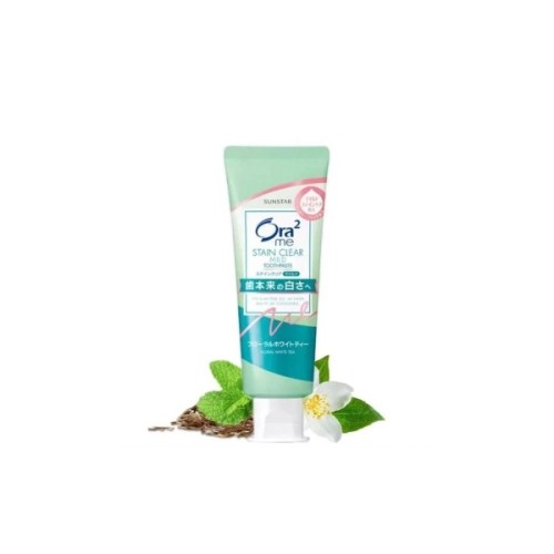 Зубна паста Sunstar Ora2 Me Floral White Tea Для відбілювання зубів і видалення нальоту Чай з жасмином 125 г (4901616011021)