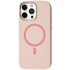 Чохол до мобільного телефона BeCover FIBRA Silicone OmniMag Apple iPhone 16 Pro Max Light Pink (716238)