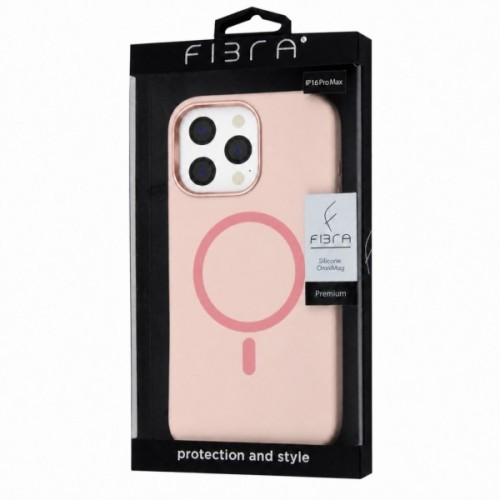 Чохол до мобільного телефона BeCover FIBRA Silicone OmniMag Apple iPhone 16 Pro Max Light Pink (716238)