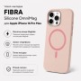 Чохол до мобільного телефона BeCover FIBRA Silicone OmniMag Apple iPhone 16 Pro Max Light Pink (716238)