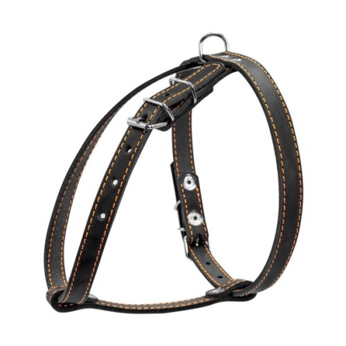 Шлея для собак Collar одинарна для малих порід Ш 14 мм А:40-48 см В:43-51 см чорна (06341)