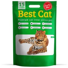 Наповнювач для туалету Best Cat Green Apple Силікагелевий 15 л (4820281500435)
