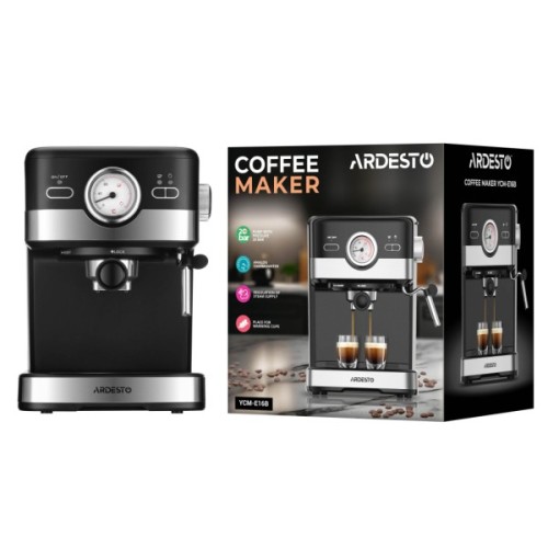 Ріжкова кавоварка еспресо Ardesto YCM-E16B