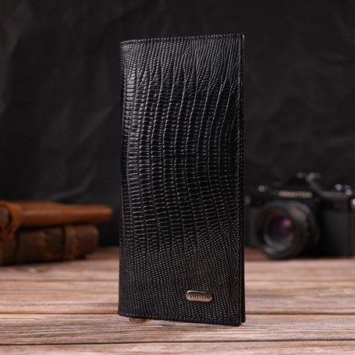 Гаманець Canpellini З натуральної шкіри Чорний (21906)