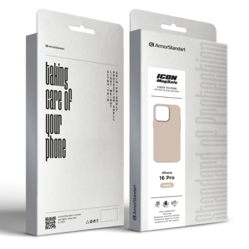 Чохол до мобільного телефона Armorstandart ICON2 MagSafe Apple iPhone 16 Pro Ivory (ARM80190)