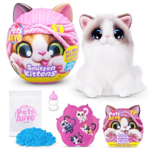 Інтерактивна іграшка Pets & Robo Alive S2 – Грайливі кошенята (9568)