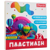 Пластилін 1 вересня Classic 12 кольорів 240 г (540671)
