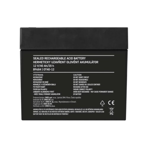 Батарея до ДБЖ EMOS 12V 40Ah (B9684)