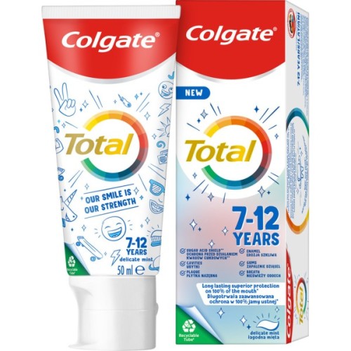 Дитяча зубна паста Colgate Total kids 7-12 років 50 мл (8718951433120)