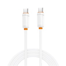 Дата кабель USB-C to USB-C 1.0m 27W white XO (XO-CB-300CC-WH)
