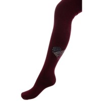 Колготки дитячі BNM з серцем зі страз (M0C0302-2032-5G-red)