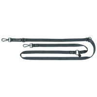 Повідець для собак Trixie CityStyle V-Lead бавовна M–L 2 м 20 мм чорний (4053032681712)