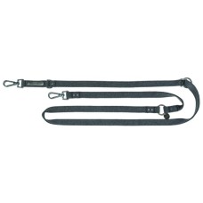 Повідець для собак Trixie CityStyle V-Lead бавовна M–L 2 м 20 мм чорний (4053032681712)