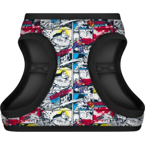 Шлея для собак WAUDOG Clothes з QR паспортом "Супермен комікс" S1 (1011-4006)