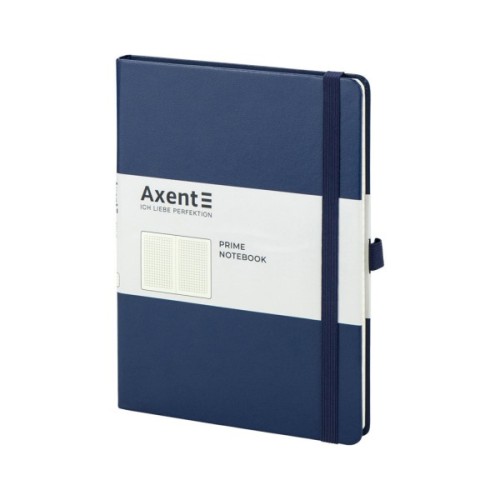 Блокнот Axent Partner Prime 145х210 мм A5 96 аркушів у клітинка Синій (8305-02-A)