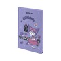 Блокнот Kite А6 Kuromi, тверда обкладинка, 80 аркушів, клітинка (HK24-199-2)