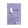 Блокнот Kite А6 Kuromi, тверда обкладинка, 80 аркушів, клітинка (HK24-199-2)