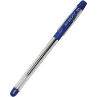 Ручка масляна Baoke Silky 0.5 мм, з грипом синя, 12 шт (B36-blue)