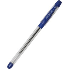 Ручка масляна Baoke Silky 0.5 мм, з грипом синя, 12 шт (B36-blue)