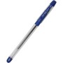 Ручка масляна Baoke Silky 0.5 мм, з грипом синя, 12 шт (B36-blue)