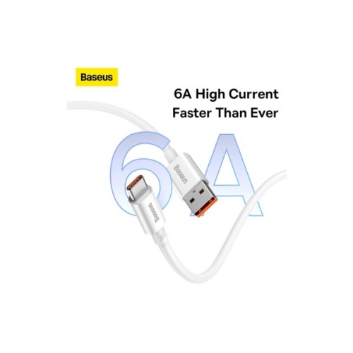 Дата кабель USB 2.0 AM to USB-C 1.0m Superior Fast Charging 100W moon white Baseus (P10320102214-01)