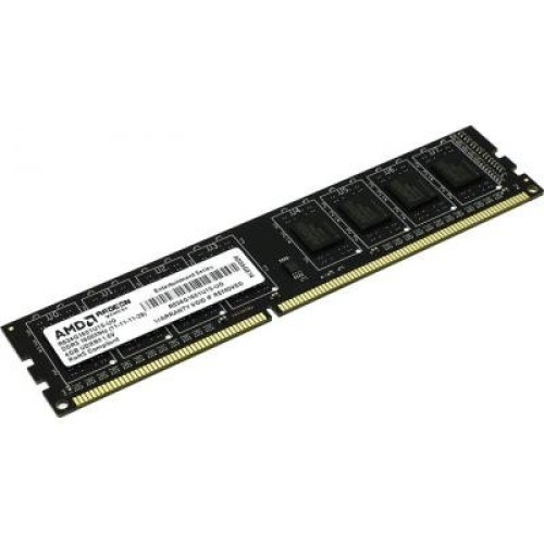Модуль пам'яті для комп'ютера DDR3 4GB 1600 MHz AMD (R534G1601U1S-U)