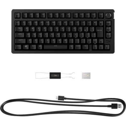 Клавіатура HyperX Alloy Rise 75 PBT HX Red Wireless UA Black (91Y91AA)