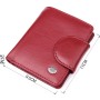 Гаманець ST Leather З натуральної шкіри Бордовий (23071)