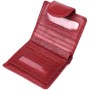 Гаманець ST Leather З натуральної шкіри Бордовий (23071)