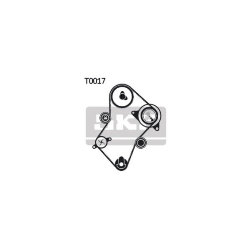Комплект ременя ГРМ з помпой SKF VKMC 03241