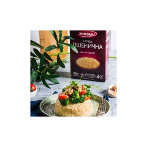 Крупа Жменька Пшенична в пакетиках для варки 4х75 г (4820038701108)