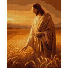 Картина по номерам Santi алмазна мозаїка "Жнива віри", 40*50см на підрамнику (956061)