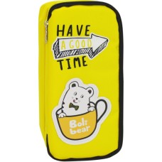 Пенал Cool For School 1 відділення Жовтий (B-8691-yellow)