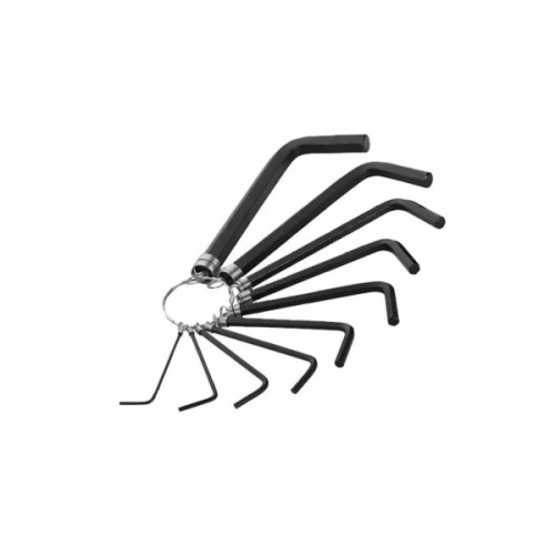 Набір інструментів Tolsen Г-образних шестигранних ключів 10 шт на кільці (20051)