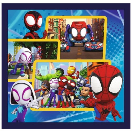 Пазл Trefl Marvel Команда Спайді та динозаври 3 в 1 (5900511348927)