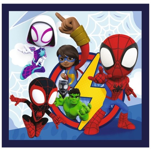 Пазл Trefl Marvel Команда Спайді та динозаври 3 в 1 (5900511348927)