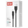 Дата кабель USB 2.0 AM to USB-C 2.0m 3A textured PVC black ColorWay (CW-CBUC095-BK)