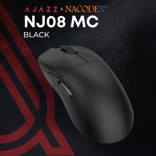 Мишка Ajazz x Nacodex NJ08-MC Wireless/Bluetooth/USB Black (NJ08-MC-B)
