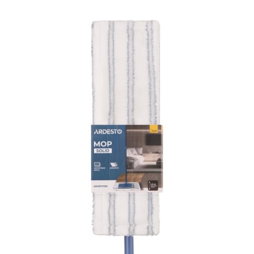 Швабра Ardesto Solid З телескопічною ручкою 75/130 см та змінною насадкою 41 см Синя (ARHE1111SB)